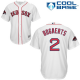 Boston Red Sox #2 Xander Bogaerts White New Cool Base 2018 World Series Champions Stitched MLB Jersey