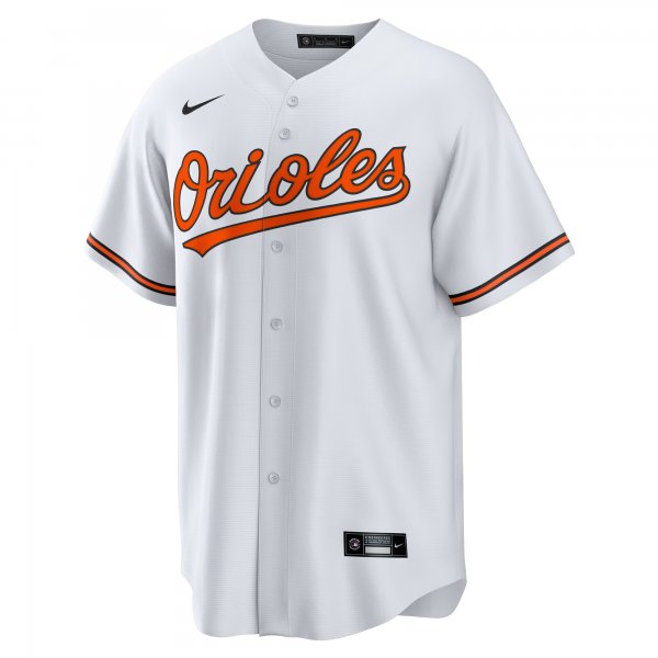 Men's Baltimore Orioles Adley Rutschman Nike White Replica Player Jersey