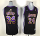 Women's Los Angeles Lakers #24 Kobe Bryant Black Purple NO. Fashion Stitched NBA Jersey