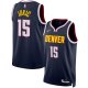 Unisex Denver Nuggets Nikola Jokic Nike Navy Swingman Jersey - Icon Edition