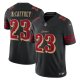 Men's San Francisco 49ers #23 Christian McCaffrey Black Rivalries Collection F.U.S.E. Vapor Limited Stitched Jersey