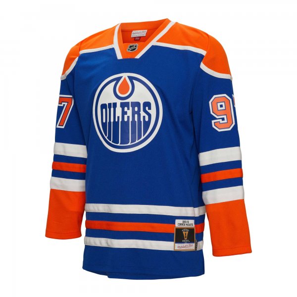 Men's Edmonton Oilers Connor McDavid Mitchell & Ness Blue  2015/16 Blue Line Player Jersey