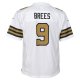 Youth New Orleans Saints Drew Brees Nike White Color Rush Game Jersey