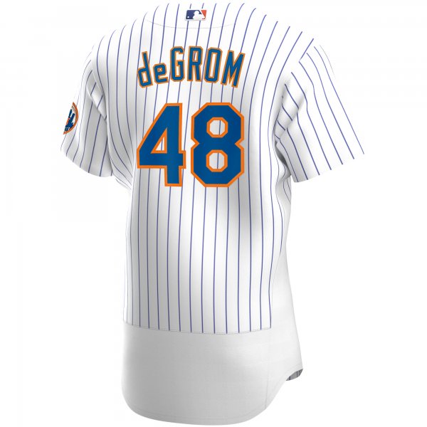 Men's New York Mets Jacob deGrom Nike White Home Player Jersey