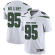 New York Jets #95 Quinnen Williams White Men's Stitched Nike NFL Vapor Untouchable Limited Jersey