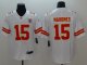 Men's #15 Patrick Mahomes Kansas City Chiefs Nike Atmosphere Fashion White Limited Jersey