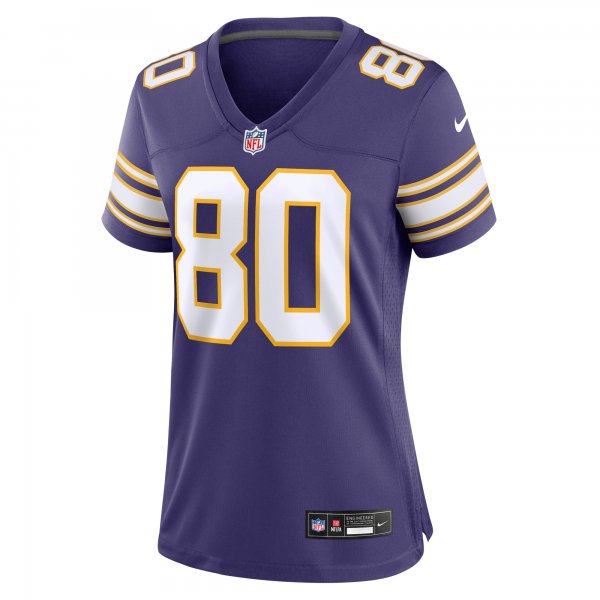 Women's Minnesota Vikings Cris Carter Nike Purple Classic Retired Player Game Jersey