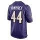 Men's Baltimore Ravens Marlon Humphrey Nike Purple Game Team Jersey