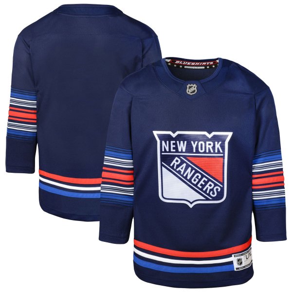 Youth New York Rangers Navy Alternate Premier Jersey