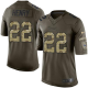 Nike Tennessee Titans #22 Derrick Henry Green Men's Stitched NFL Limited Salute to Service Jersey