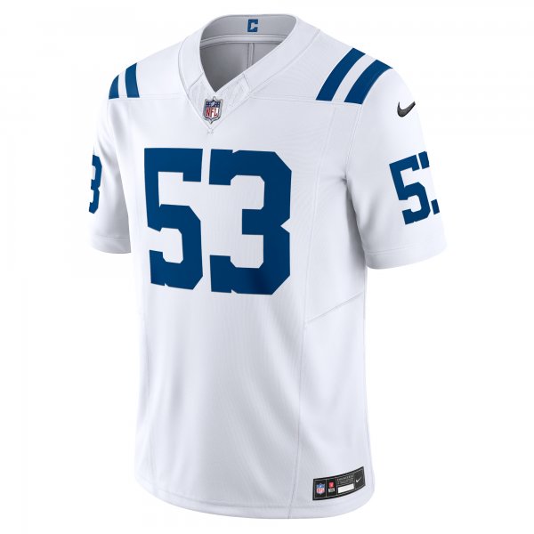 Men's Indianapolis Colts Shaquille Leonard Nike White Vapor F.U.S.E. Limited Jersey