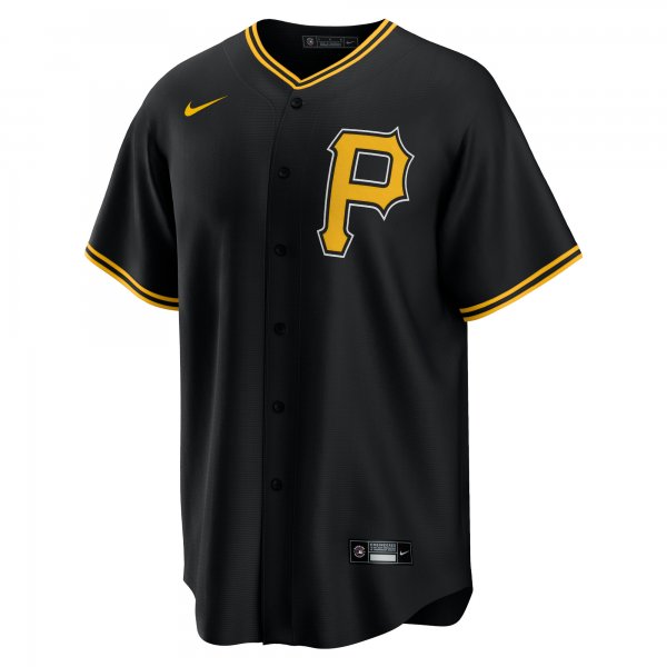 Men's Pittsburgh Pirates Nike Black Alternate Replica Team Jersey