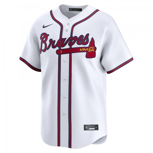 Men's Atlanta Braves Marcell Ozuna Nike White Home Limited Player Jersey