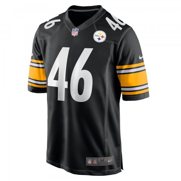 Men's Pittsburgh Steelers Christian Kuntz Nike Black Game Jersey