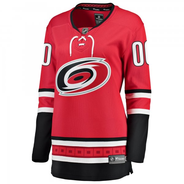 Women's Carolina Hurricanes Fanatics Red Alternate Breakaway Custom Jersey