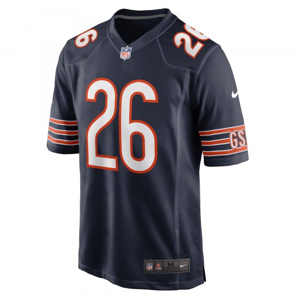 Men's Chicago Bears Quindell Johnson Nike  Navy Team Game Jersey