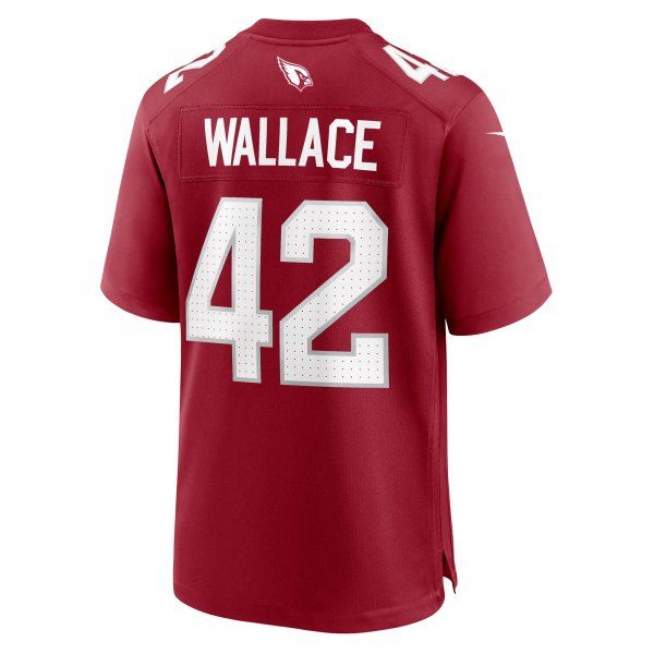 Men's Arizona Cardinals K'Von Wallace Nike  Cardinal Team Game Jersey