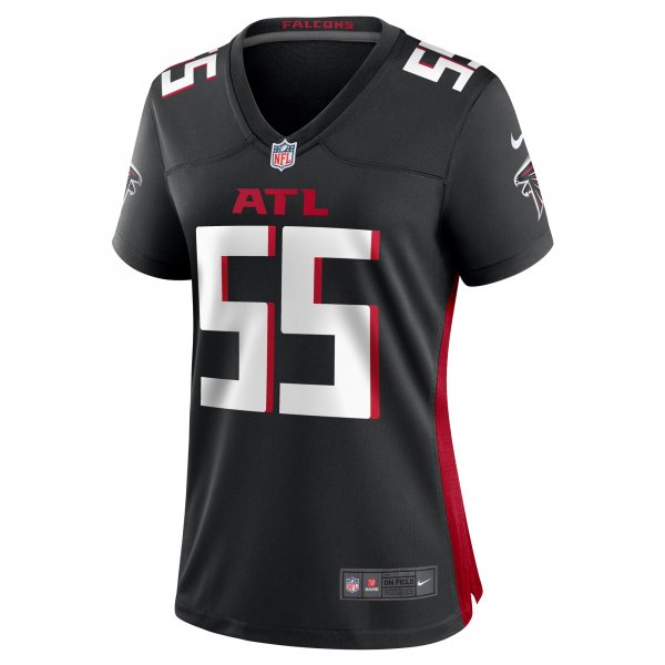 Women's Atlanta Falcons Kaden Elliss Nike Black Game Player Jersey