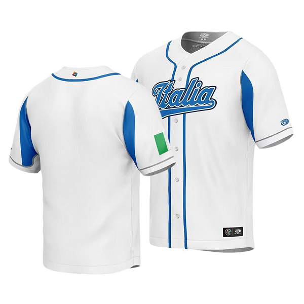 Italy 2023 World Baseball Classic White Men's MLB Jersey