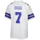 Youth Dallas Cowboys Trevon Diggs Nike White Game Jersey