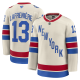 Men's New York Rangers #13 Alexis Lafreniere Fanatics Beige 2026 NHL Winter Classic Premium Jersey