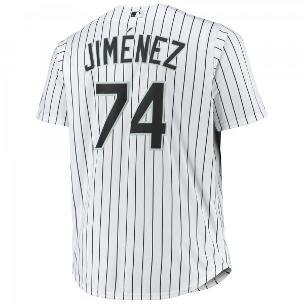 Men's Chicago White Sox Eloy Jimenez White Big & Tall Replica Player Jersey