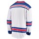 Youth New York Rangers Fanatics White Away Breakaway Jersey