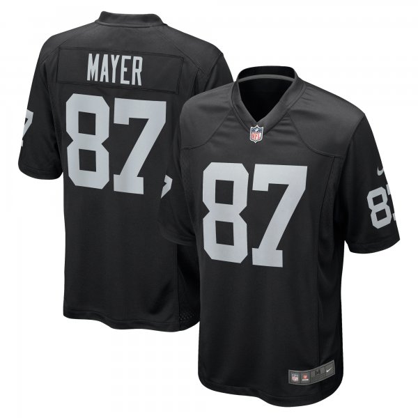 Men's Las Vegas Raiders Michael Mayer Nike Black 2023 NFL Draft Pick Game Jersey