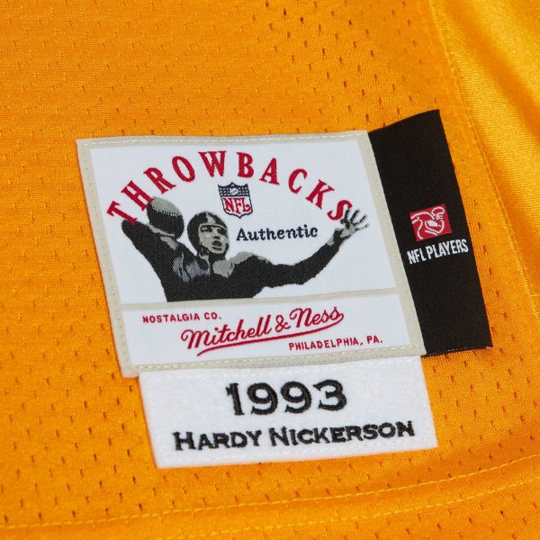 Men's Tampa Bay Buccaneers 1993 Hardy Nickerson Mitchell & Ness Orange Throwback Retired Player Jersey