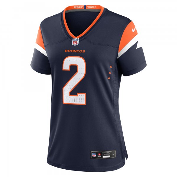 Women's Denver Broncos Patrick Surtain II Nike Navy Alternate Game Jersey