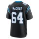 Men's Carolina Panthers Justin McCray Nike Black Team Game Jersey