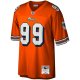 Men's Miami Dolphins Jason Taylor Mitchell & Ness Orange Big & Tall 2004 Retired Player Replica Jersey