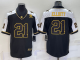 Men's Dallas Cowboys #21 Ezekiel Elliott Black Limited NFL Jersey