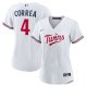 Women's Minnesota Twins Carlos Correa Nike White Home Replica Player Jersey