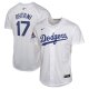 Youth #17 Los Angeles Dodgers Shohei Ohtani Nike White 2024 World Series Champions Home Game Player Jersey