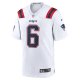 Men's New England Patriots Christian Gonzalez Nike  White  Game Jersey