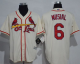 St. Louis Cardinals #6 Stan Musial Cream New Cool Base Stitched MLB Jersey