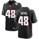 Men's Atlanta Falcons #48 Bud Dupree Black Stitched NFL Limited Jersey