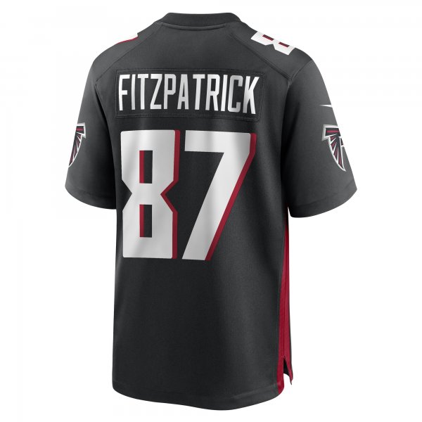 Men's John FitzPatrick Atlanta Falcons Nike Black Game Player Jersey