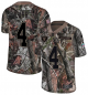 Nike Las Vegas Raiders #4 Derek Carr Camo Men's Stitched NFL Limited Rush Realtree Jersey