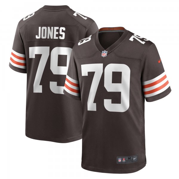 Men's Cleveland Browns Dawand Jones Nike  Brown Team Game Jersey