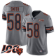 Chicago Bears #58 Roquan Smith Silver Men's Stitched NFL Limited Inverted Legend 100th Season Jersey