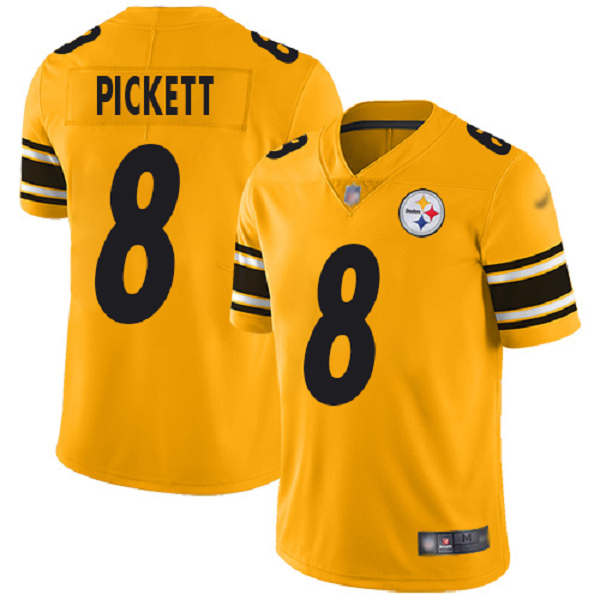 Youth Kenny Pickett Pittsburgh Steelers Nike 2022 NFL Draft First Round Pick Limited Jersey - Yellow