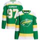 Men's Minnesota Wild #97 Kirill Kaprizov adidas Green 2023/24 Alternate Primegreen Player Jersey