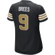 Women's Drew Brees New Orleans Saints Nike Black Alternate Game Jersey