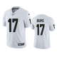 Men's Las Vegas Raiders #17 Davante Adams White Vapor Limited Jersey