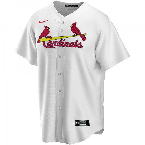 Men's St. Louis Cardinals Nike White Home Replica Custom Jersey