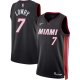 Unisex Miami Heat Kyle Lowry Nike Black Swingman Jersey - Icon Edition