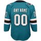 Youth San Jose Sharks Teal 2019/20 Home Premier Custom Jersey