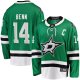 Men's Dallas Stars Jamie Benn Fanatics Kelly Green Captain Patch Home Breakaway Jersey